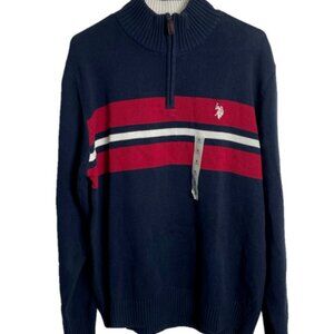 US POLO ASSN. Sweater Size XL Blue and Red